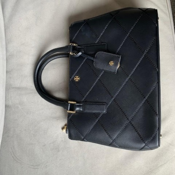 Tory Burch Black Saffiano Leather Robinson Tote - Picture 2 of 2